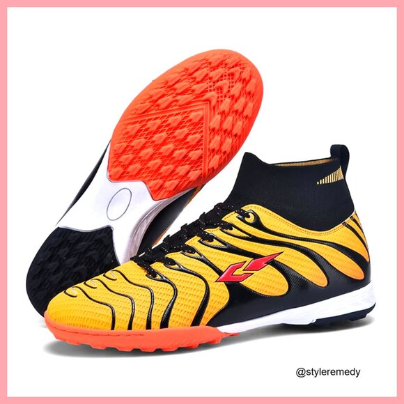 Polyurethane Soccer Cleats with High-Top Ankle Support for Training main image 6